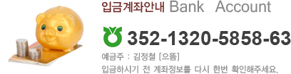 �Աݰ��¾ȳ� : ����[����ö] 352-1320-5858-63